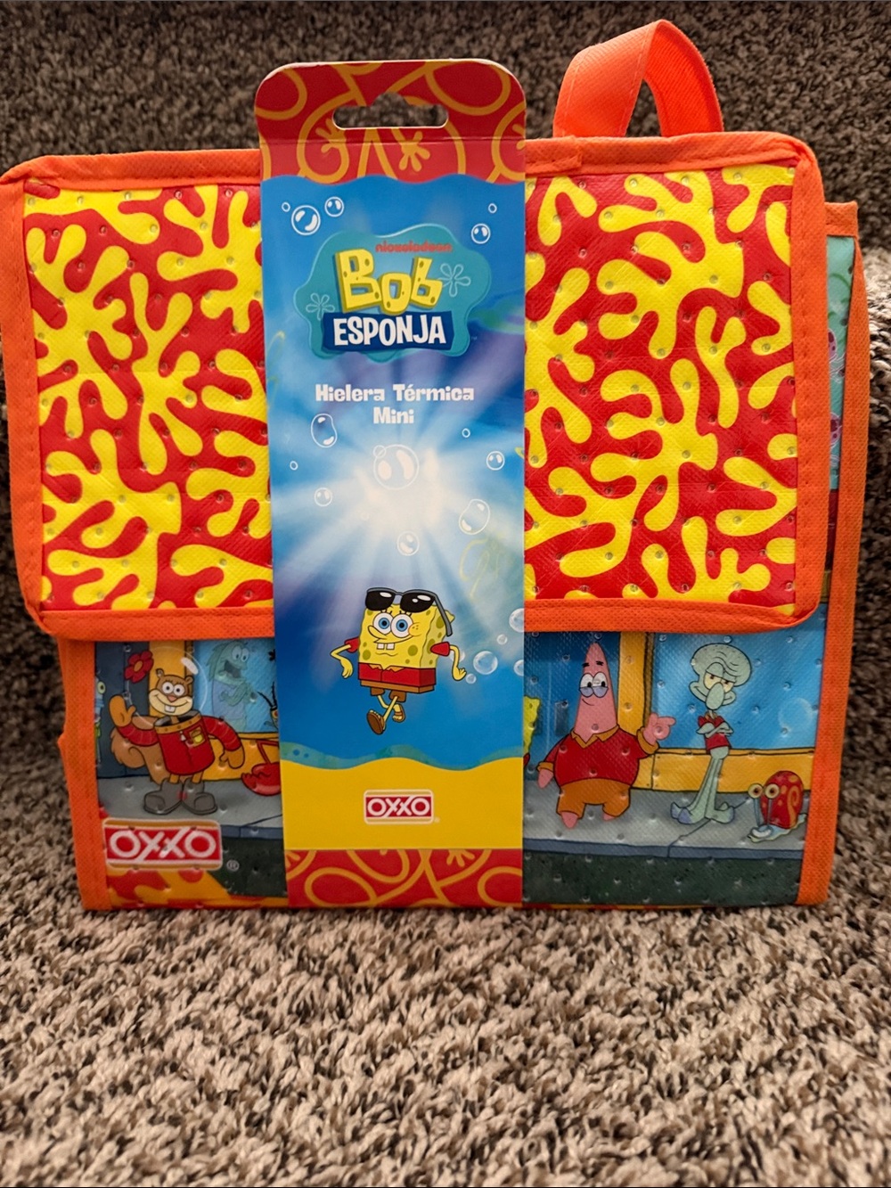 Exclusive OXXO SpongeBob Mini Cooler Bag Limited Edition NEW